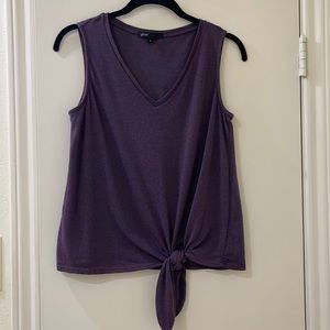 Navy and Maroon Tank Top